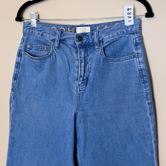 Kate Spade Wide Leg Crop Jeans - Women's Size 26*26 - Blue - Picture 2 of 12